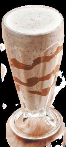 ICE CREAM AND CHOCOLATE SAUCE 3 Simply perfect vanilla soft serve and hot nutty