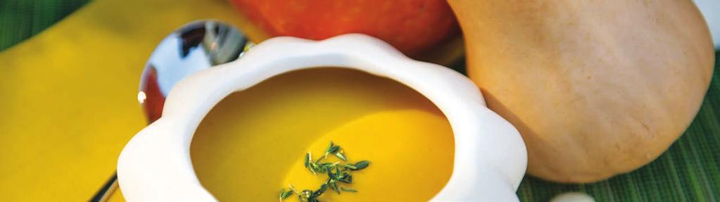 SOUP AND STEW RECIPES GARLIC ROASTED BUTTERNUT SQUASH SOUP (SOUPERBLAST Rx) SERVES: 4 3 pounds butternut squash, about 1 ½ medium squash, peeled and cut into 1-inch cubes 2 tbsp olive oil 3 cloves