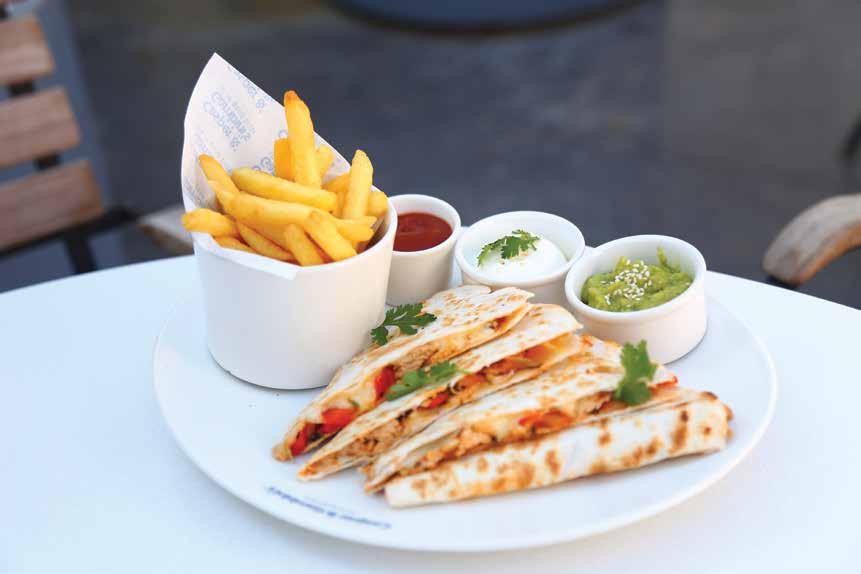 chicken quesadillas SANDWICHES & SPREADS All of our sandwiches are homemade with freshly baked bread, the finest meats, cheeses and veggies!