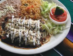 Served with warm tortillas CHILE RELLENO $ Egg battered poblano chile pepper stuffed with cheese, covered with our traditional chile relleno red sauce Serve with