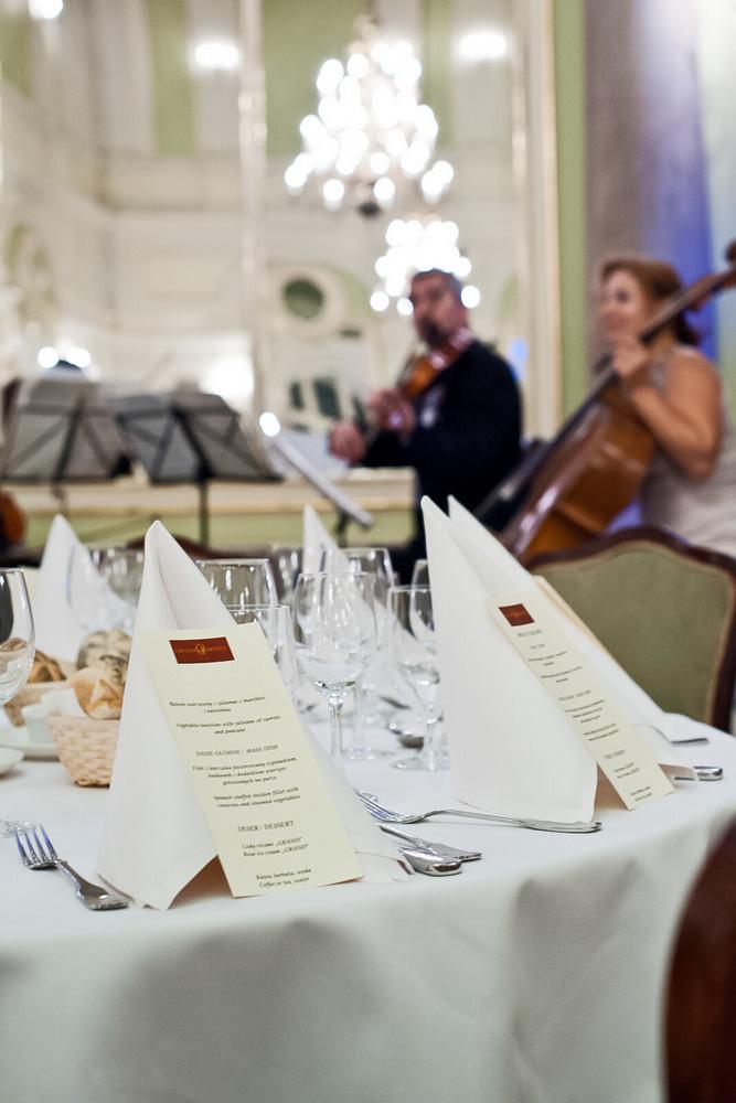 your request): * Help to select music band, photographer, florists, make-up artist or invitation designer, * Wedding cake- price depends on your choice * Specialties of the Grand Hotel Kraków: whole
