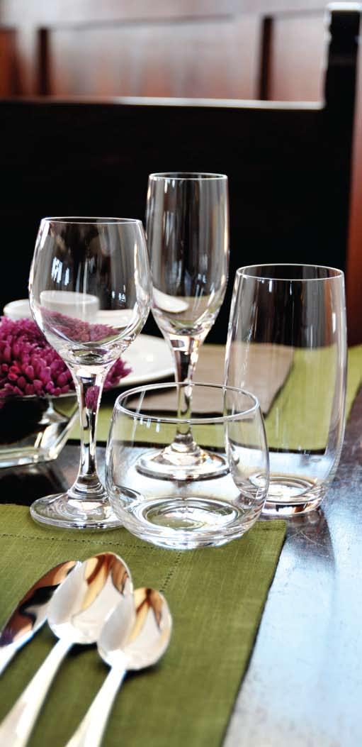 Clermont Tumblers This classically styled assortment of tumblers is well suited for various decors. Clermont is crafted in restaurant quality crystal for superior durability, clarity and brilliance.