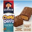 Quaker Chewy Granola Bars or Dipps / oz.