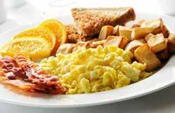 Breakfast Menus Breakfasts include tableware. Warming units included when necessary.