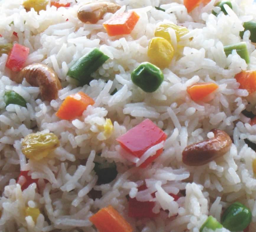 99 Pulao Rice cooked in a seasoned broth infused with aromatic spices