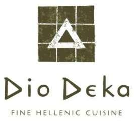 MICHELIN RATED Business Catering Menu The Cuisine Dio Deka embraces the culture of filoxenia, the Greek word for traditional hospitality, in which a stranger (xenos) is instantly made a friend