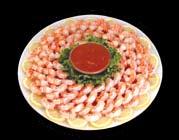 99 Seafood Platters Cooked & Peeled Shrimp 12" (serves 8-14) $20 16" (serves 14-20) $35 18 (serves 20-30) $45 Shrimp &