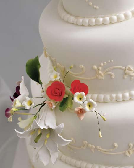 WEDDING CAKES Wedding Cakes Elegant Displays ELEGANT DISPLAYS per guest Wedding Cakes Please visit with our decorating specialists to create your dream cake. per serving White, Chocolate or Marble $2.