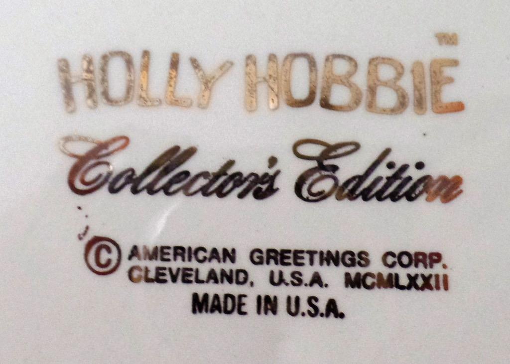 Holly Hobbie Plate Make: American Greetings Description: Holly