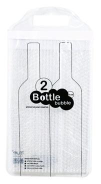 2-Bottle Bubble Protects wine during travel fits (2) 1.