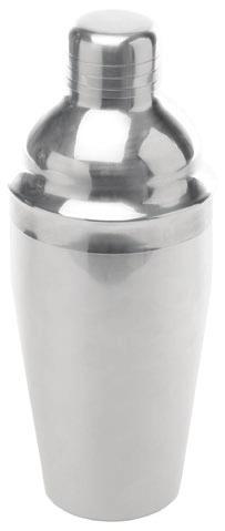 Contour Shaker Set includes: cap & Strainer stainless steel 18.