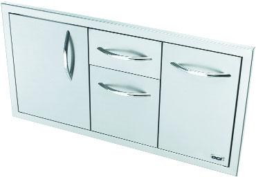 AD20X24 shown Available models: AD20X17 (right hinge), AD20X24 (left hinge) Adjustable door