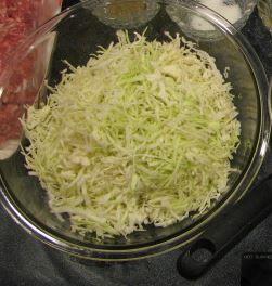 Step 3: Add Ingredients to Shredded Cabbage in Large Bowl *Wash hands thoroughly before this next
