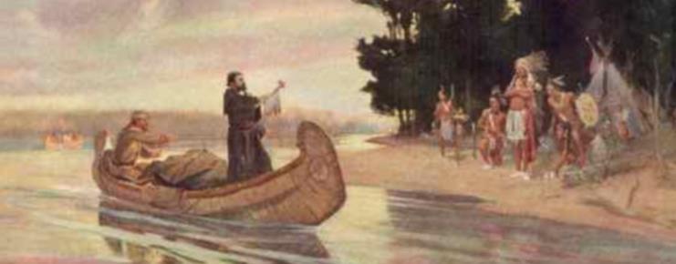 France sent explorer Louis Joliet and Father Jacques Marquette down the Mississippi from their colony in Canada.