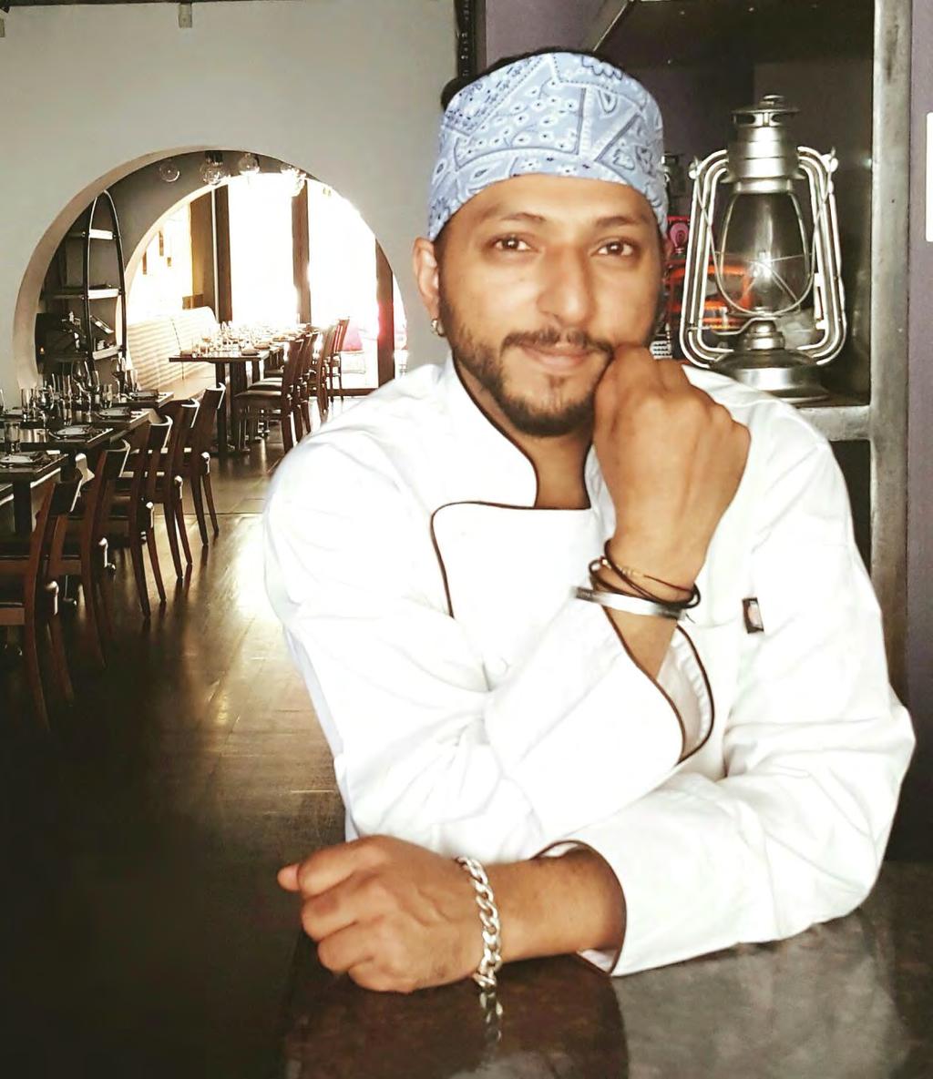 E X E C U T I V E C H E F BINDER SAINI Originally seeing himself working as an actor and dancer in the moviemaking and entertainment industry, Binder Saini's early involvement in restaurants ignited