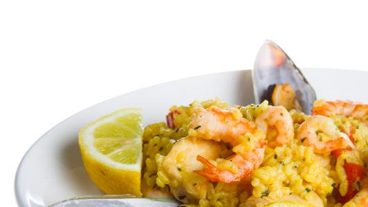 Paella History Paella is currently an internationallyknown rice dish from Spain. It originated in the fields of a region called Valencia on the eastern coast of Spain.