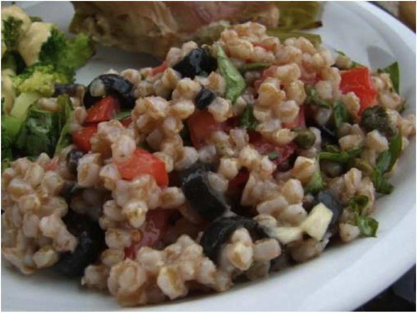 Farro Salad With Tomatoes And Herbs Serves 6 4 cups water 10 ounces farro (about 1 1/2 cups) 2 teaspoons salt, plus more to taste 1 pound tomatoes, seeded and chopped 1/2 sweet onion (recommended: