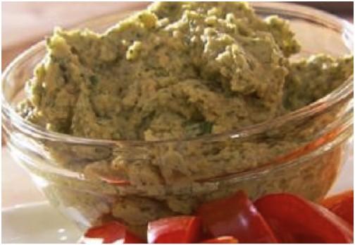Hummus Recipe With Sesame Paste Serves 6 to 8 as appetizer 2 cups (450 g) dry chick peas (garbanzo beans) â about 5 cups cooked 1/2 cup (8 tablespoons) tahini (sesame paste) 3/4 cup (12 tablespoons)
