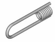 Bridge B-16 Coil Loop Insert, 3/4" x 6" Although simple in design and fabrication, the 3/4 diameter x 6 long B-16 Coil Loop Insert is highly efficient for use in attaching the C-49 Bridge to a
