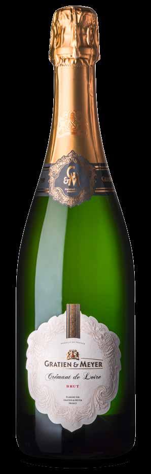 42 International Sparkling Wines Gratien & Meyer 43 GRATIEN & MEYER Wines of world renown for exceptional Crémants The words Crémant de Loire stir the hearts of those who love sparkling wines, for