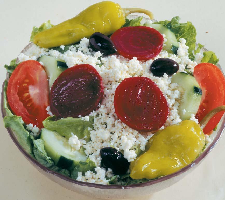 SOUPS CHICKEN LEMON RICE OR CHICKEN NOODLE SOUP Cup 2.89 Bowl 3.59 SOUP AND SMALL GREEK SALAD Cup 7.69 Bowl 8.39 QUART OF SOUP TO GO 8.