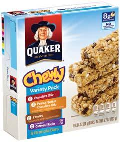 Quaker Cereal.