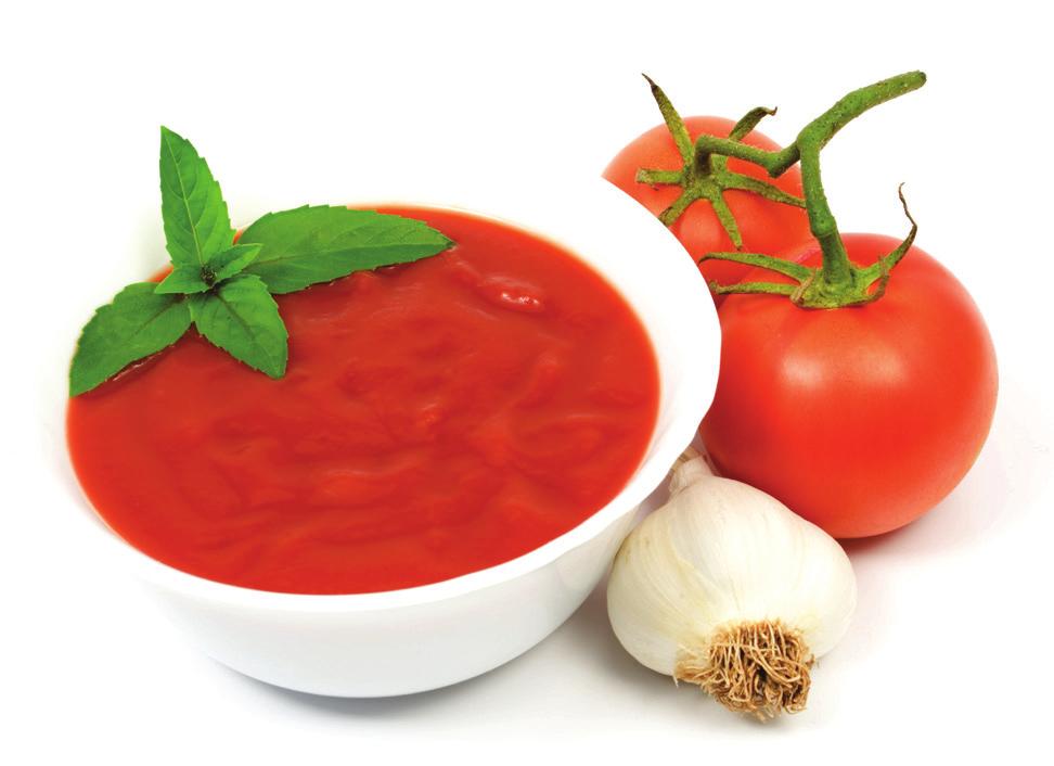 SUSTAINING SOUPS & SALADS Roasted Tomato Soup Ingredients 8-Cup Jar 4-Cup Jar Ripe tomatoes, cored and halved 8 medium (2 pounds) 4 medium (1 pound) Shallot, quartered 1 small 1 small Garlic clove,