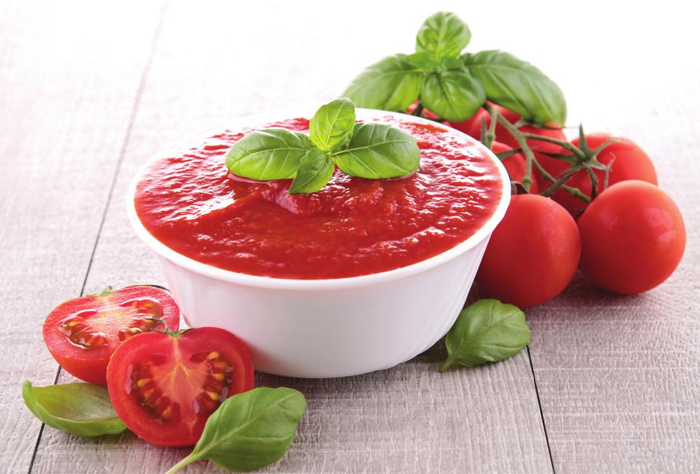 Satisfying spreads & SAUCES Fresh Tomato Sauce Ingredients 8-Cup Jar 4-Cup Jar Small ripe tomatoes, cored and halved 2 pounds 1 pound Extra-virgin olive oil 2 tablespoons 1 tablespoon Onion, chopped