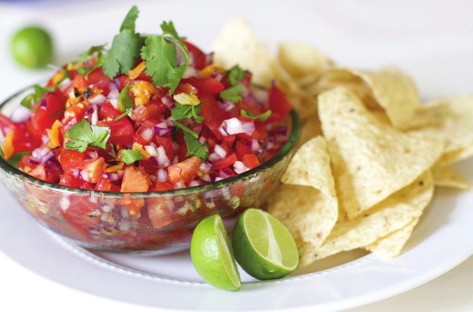 Satisfying spreads & SAUCES Roasted Tomato Salsa Ingredients 8-Cup Jar 4-Cup Jar Food Processor Ripe tomatoes, cored and halved 1 pound 1 pound 1 pound White onion, quartered 1/2 small 1/2 small 1/2