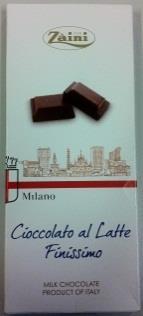 Zaini Chocolate Block Milk 75g 24 2926