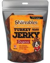 95 Sharables Premium Jerky 100% Human-Grade jerky made with Premium Cuts of Turkey and Beef. 100% Natural, High in Protein and Gluten Free! Available in a 2.85 oz.