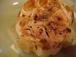 Roasted Garlic [Serves 2-4]** 1 or more whole heads of garlic Preheat your oven to 400 degrees F (a toaster oven works great for this).