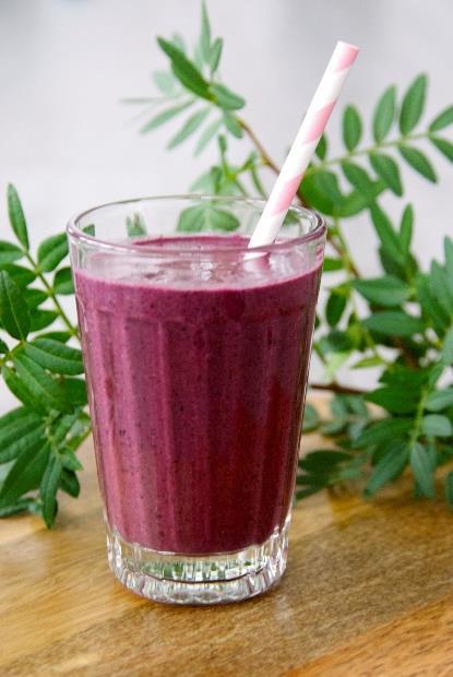 Protein Power Smoothie [Serves 1]* 1 cup unsweetened almond milk 1 tbsp.