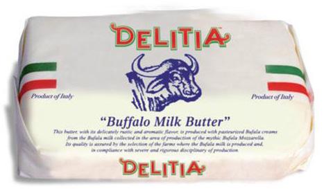 29/Cs It-417 Butter Delitia Buffalo Milk (10x8oz) This butter, with its delicately rustic and aromatic flavor, is produced with
