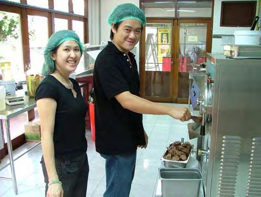 Like everyone who has ever tasted Dream Cones gelato, they fell in love with the rich flavor and dreamed of opening a gelato factory, the very first ice cream factory in