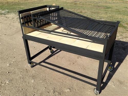 Primitive Asado Equipment Uruguayan Grill, 54 X 27.5 An Large Uruguayan Grill, designed to bring real gaucho style meats to your table.