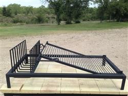 Basic Asado Grate Table 54 X 27 : Each rod can rotate and expand/contract independently for a no warp grate.