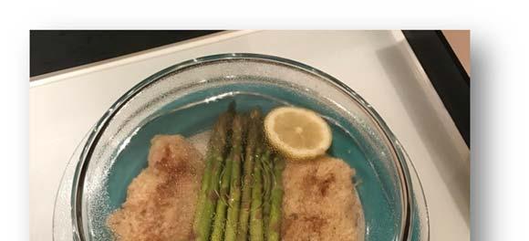 HERB CRUSTED FISH FILLETS IN THE MICROWAVE INGREDIENTS 2 Fillets of wild Haddock or Cod ¼