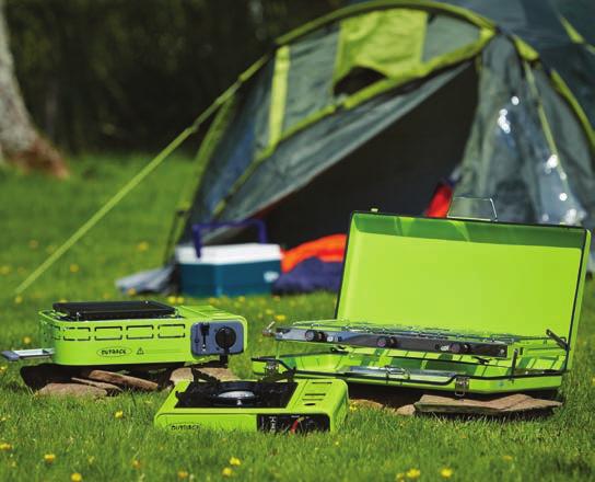 PORTABLE CAMPING GAS Outback's compact Portable Camping Gas series is an established popular