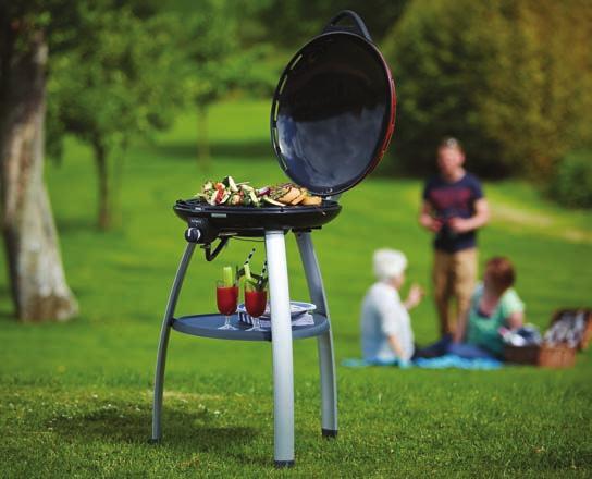 Barbecue grill Griddle when reversed can be used as a frying plate ASSEMBLE IN 15 MINUTES Barbecue diffuser Pan stand 470mm diameter The long-leg version