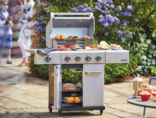 JUPITER 4 BURNER stainless steel Guaranteed to make an impact in any garden or patio setting, the new Jupiter Stainless Steel 4 Burner demonstrates the latest in Outback quality and design.