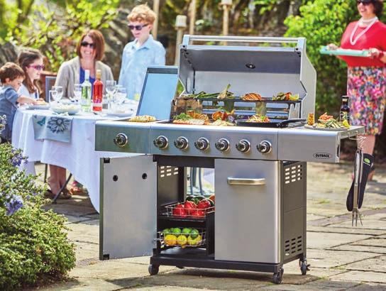 JUPITER 6 BURNER stainless steel Designed after customer research indicated a growing preference for stainless steel barbecues, this version of the Jupiter 6 gas burner comes as a complete package of