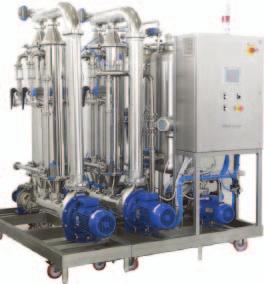 Filtration Equipment 72 73 P O R T F O L I O Crossflow Filters Velo Acciai Originally developed for wine clarification, the Crossflow TMF offers compactness, ease of operation and high quality