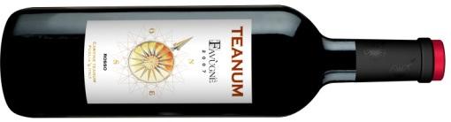 5 March 30, 2009 RED WINES-ITALY ITALY +2006 Cantine TEANUM, Favugne Rosso From the land of Puglia (Apulia) on the Adriatic coast, half way between the north and the south of Italy, being a bit of