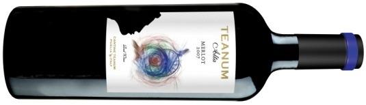 ..$13/11 +2007 Cantine TEANUM, Alta Syrah The Alta series is in a striking label with a silhouette of the wind personified.