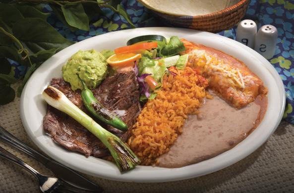 99 (Platillos mexicanos) sauteed with mexican vegetables, served with rice, beans, guacamole & sour cream FAJITAS SINALOA The Best