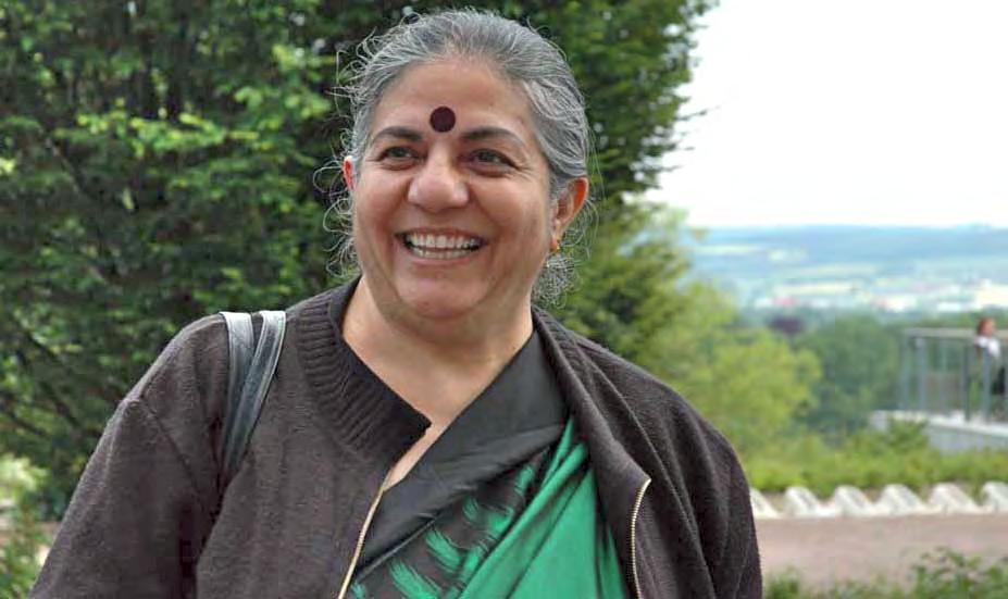Vandana Shiva was a featured speaker at