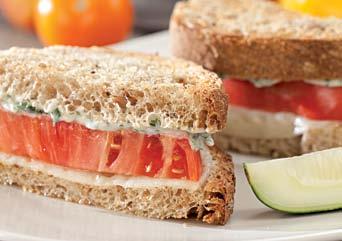 Salmon Salad Sandwich Makes: 4 sandwiches Active time: 15 minutes Total: 15 minutes Salmon salad served on tangy pumpernickel bread makes for an easy dinner a double batch will give you lunch the