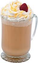 milk Candy Cane Cocoa 1/2 oz. Monin Peppermint Syrup.