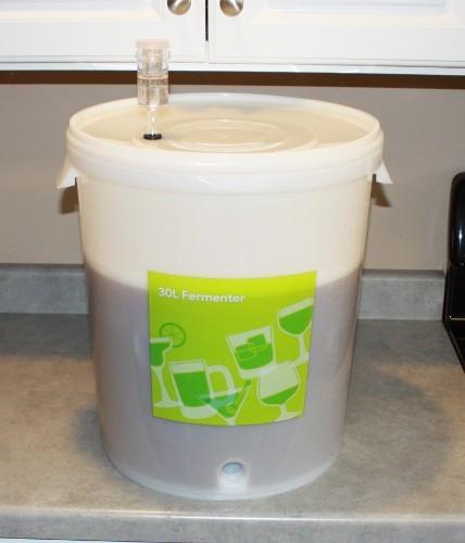 Pour the wort back and forth from the brew pot to the fermenter, cover and shake the fermenter, or stir the wort vigorously to dissolve oxygen.
